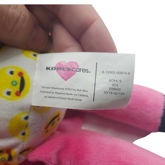 Kohls Cares Pink Ballet Cat 14" Stuffed Animal Toy Tutu Ballerina Crown Bob Shea - Picture 7 of 8